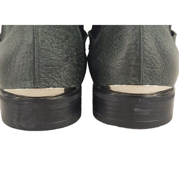 John Richmond Leather Chelsea Boots Size 39 US 9 Womens Blue $595 - Picture 5 of 10